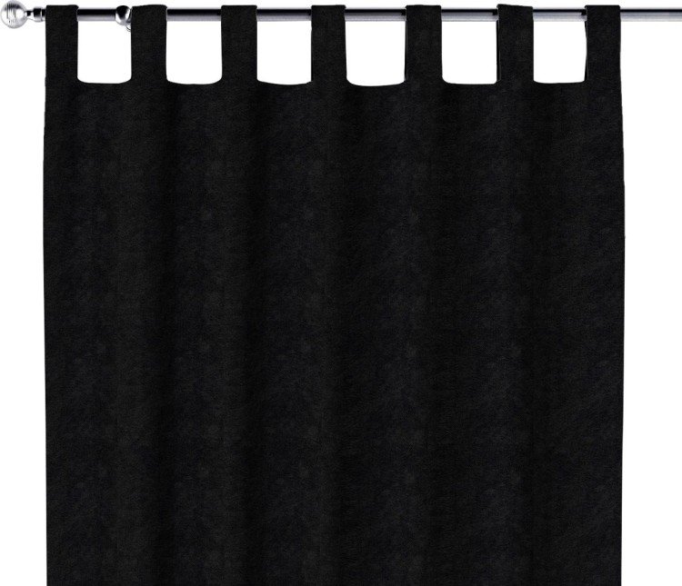 Комплект штор на петлях cotton блэкаут тёмно-серый
