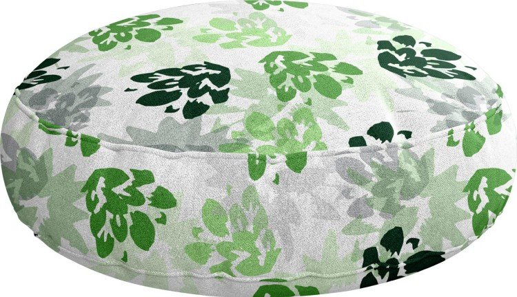Подушка круглая Cortin «Зелёный луг»